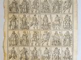 un vieux livre sur lequel figurent plein de dessins