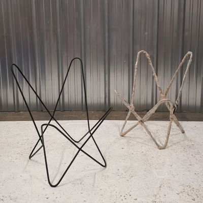 Paire de structures de fauteuils Butterfly / AA. Bon état, imperfectio - Photo 1