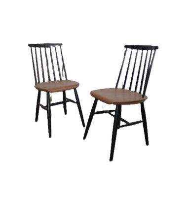 Ilmari TAPIOVAARA (1914-1999) 2 chaises modèle "Fanett" en b…