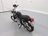 a motorcycle that is parked in a room