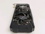 a close up of a video card on a table