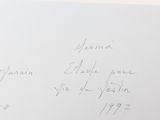 a piece of paper that has writing on it