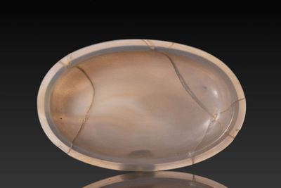 Coupe Creuse Ovale EN CalcÉDoine HellÉNistique