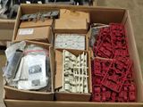 a box full of assorted legos in a warehouse