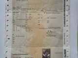 the receipt has a picture of a man on it