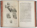 an open book with a drawing of geometric shapes on it