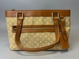 louis vuitton monogram canvas and leather tote bag