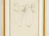 an image of a drawing of a woman and a man