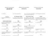 fiche d ' identification du vehicle