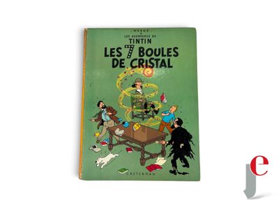 the cover of the book les et les boules de cristal