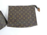 louis vuitton monogram canvas cosmetic bag and pouch