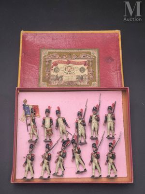 Figurine Soldat 34ème De Ligne 1er Empire - CBG Mignot 1/32, Plomb Peint, Occasion
