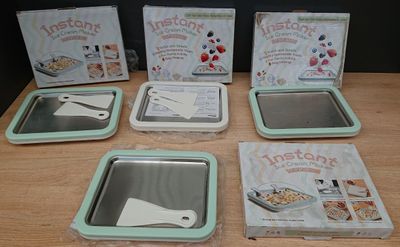 Lot de 4 Machines à Glace Roulée, Appareil à Glace DIY avec …