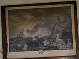 a picture of a painting hanging on the wall