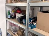 a room with a lot of boxes and boxes on the shelves