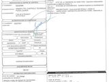 a close up of a document with a barcode on it