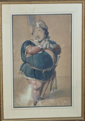 une image d'un tableau représentant un homme assis sur une chaise
