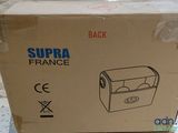 packaging of a box of supra france bread sitting on the floor
