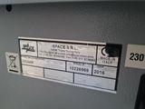 a label on the side of a machine that says space srl