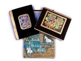 three books with a picture of a horse and a picture of a horse