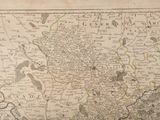 an old map of the country of england and wales, with the names of the towns and towns