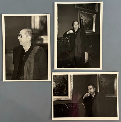 Pierre Borasci. Lot de 3 photographies, portrait de Christia…