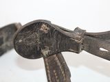 a close up of a pair of old scissors on a table