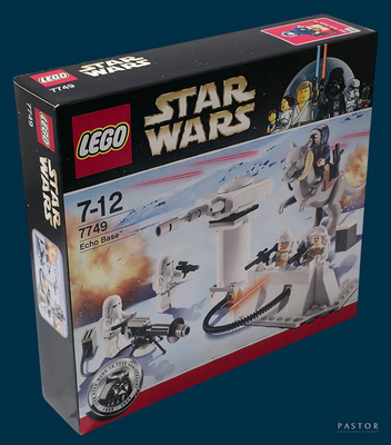a box with a lego star wars set inside of it