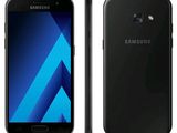 On voit un Samsung A3 noir à côté d'un Samsung A3 blanc