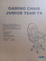 Chaise gaming junior - TX - Noir - Ref : TX-FGEN-FULL-BK - D… (photo 2)