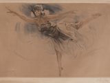 dessin représentant une ballerine en tutu, les bras tendus