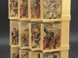 a picture of a display case with a lot of pictures on it