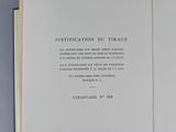 an open book with a black and white picture on it