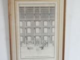 a picture of a picture of a building on the wall