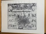 a picture of a drawing of a map on the wall
