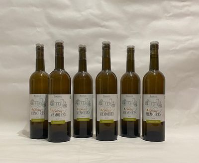 six bottles of wine are lined up in a row on a white background
