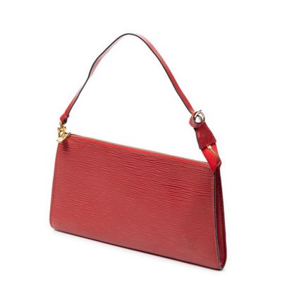 sac à bandoulière Louis Vuitton en cuir Epi rouge