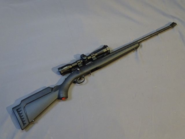 Cat C : N°J61361534 - Carabine 22 LR + lunette HAWKE 4X 32 + mall...