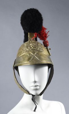 Casque de Sapeur-Pompier modèle 1852 (Non attribué). Entière… - Photo 1
