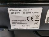 a close up of a price label on a black suitcase