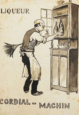 - LIQUEUR CORDIAL-MACHIN c.1920 -