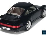 porsche 993 turbo black 1 / 18 scale diecast model car