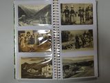 an open book with pictures of people on it