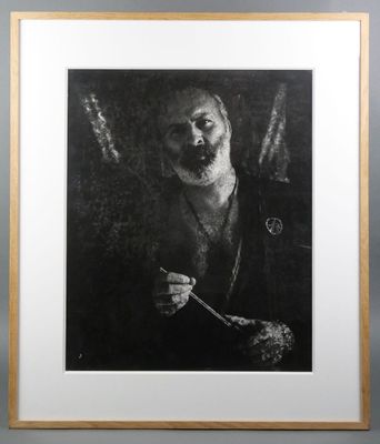 André VILLERS (1930-2016) Portrait d'Arman