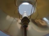an image of a lamp that is on a table