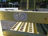 a sign on the back of a truck that says 90