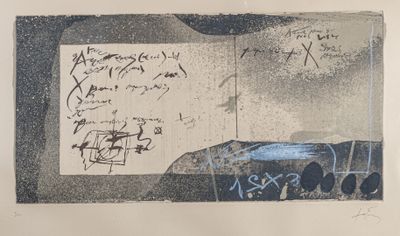 Antoni TÀPIES (1923-2012) Manuscrit, 1977
