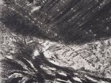 an image of a black and white photo of a wave