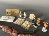 many items that are sitting on a table next to each other
