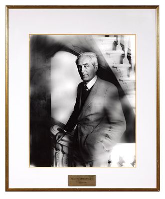 Geert KOOIMAN (1936). Portrait de Gustav Leonhardt.